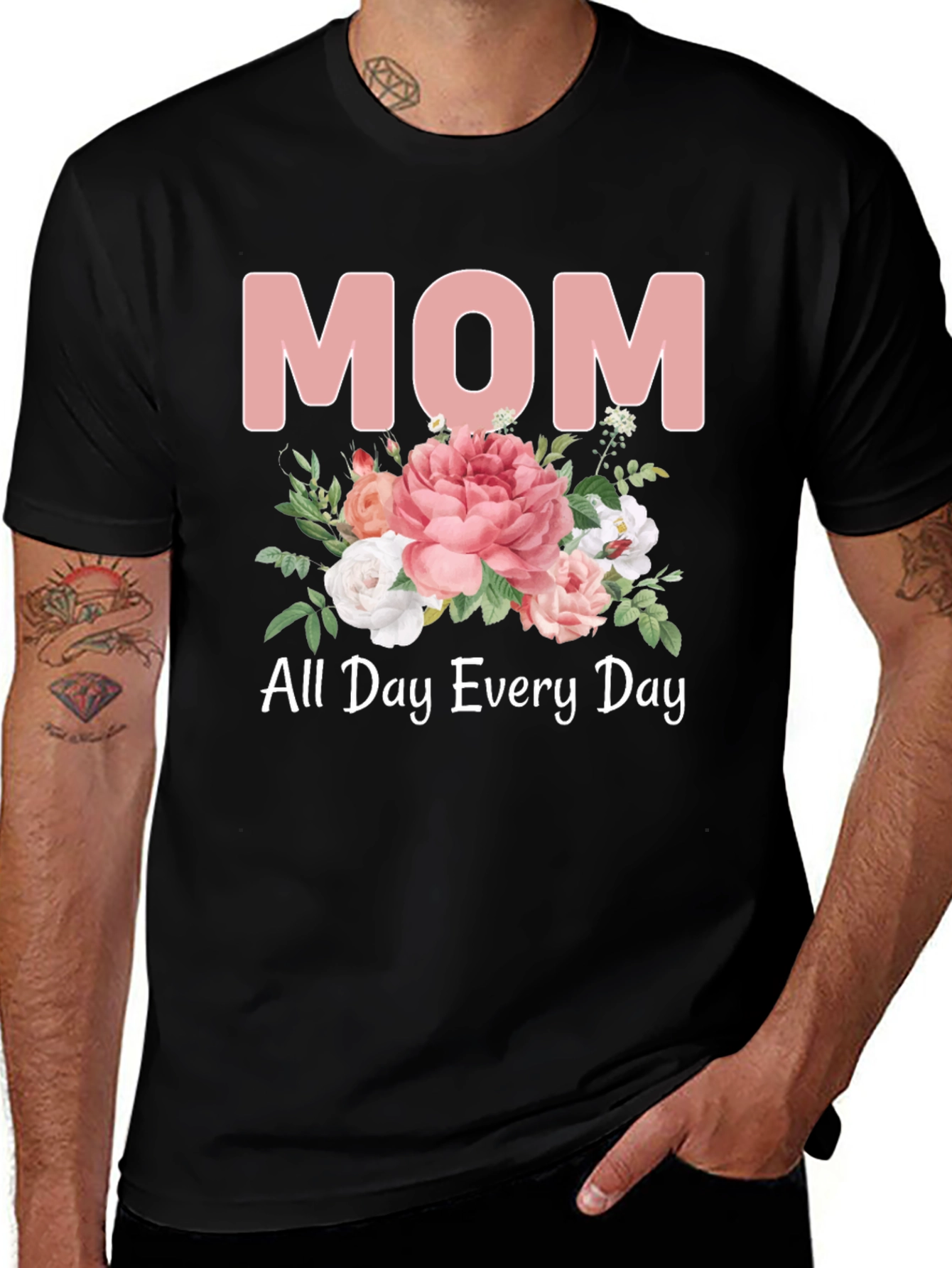 Camiseta Mamá Flores - Regalo Día de la Madre