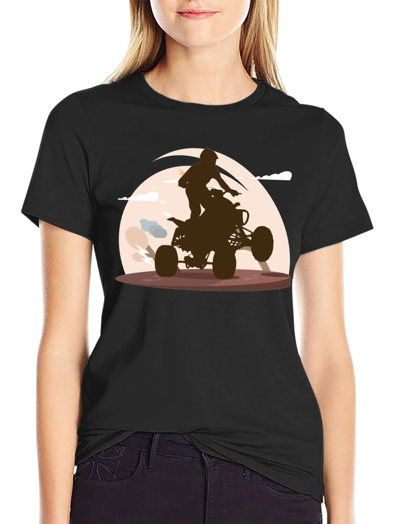 Camiseta Negra ATV Rider