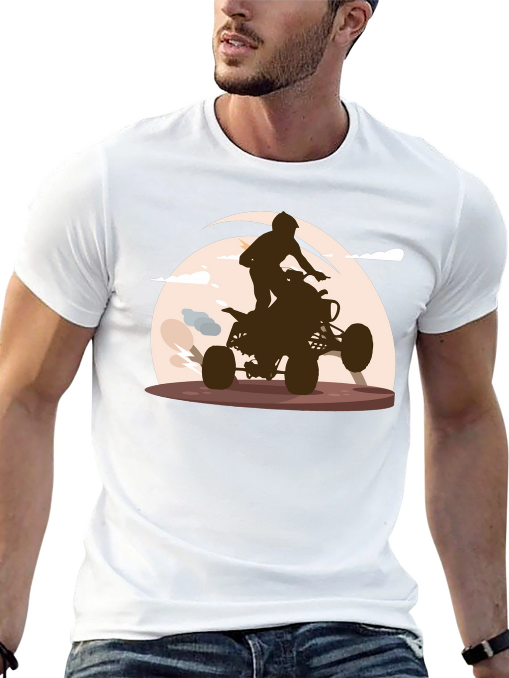 Camiseta Negra ATV Rider