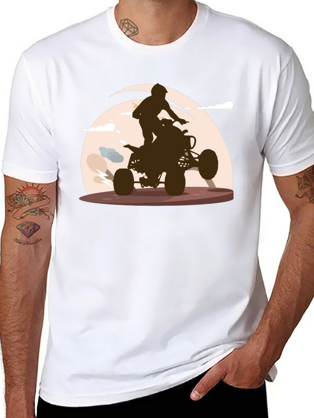 Camiseta Negra ATV Rider