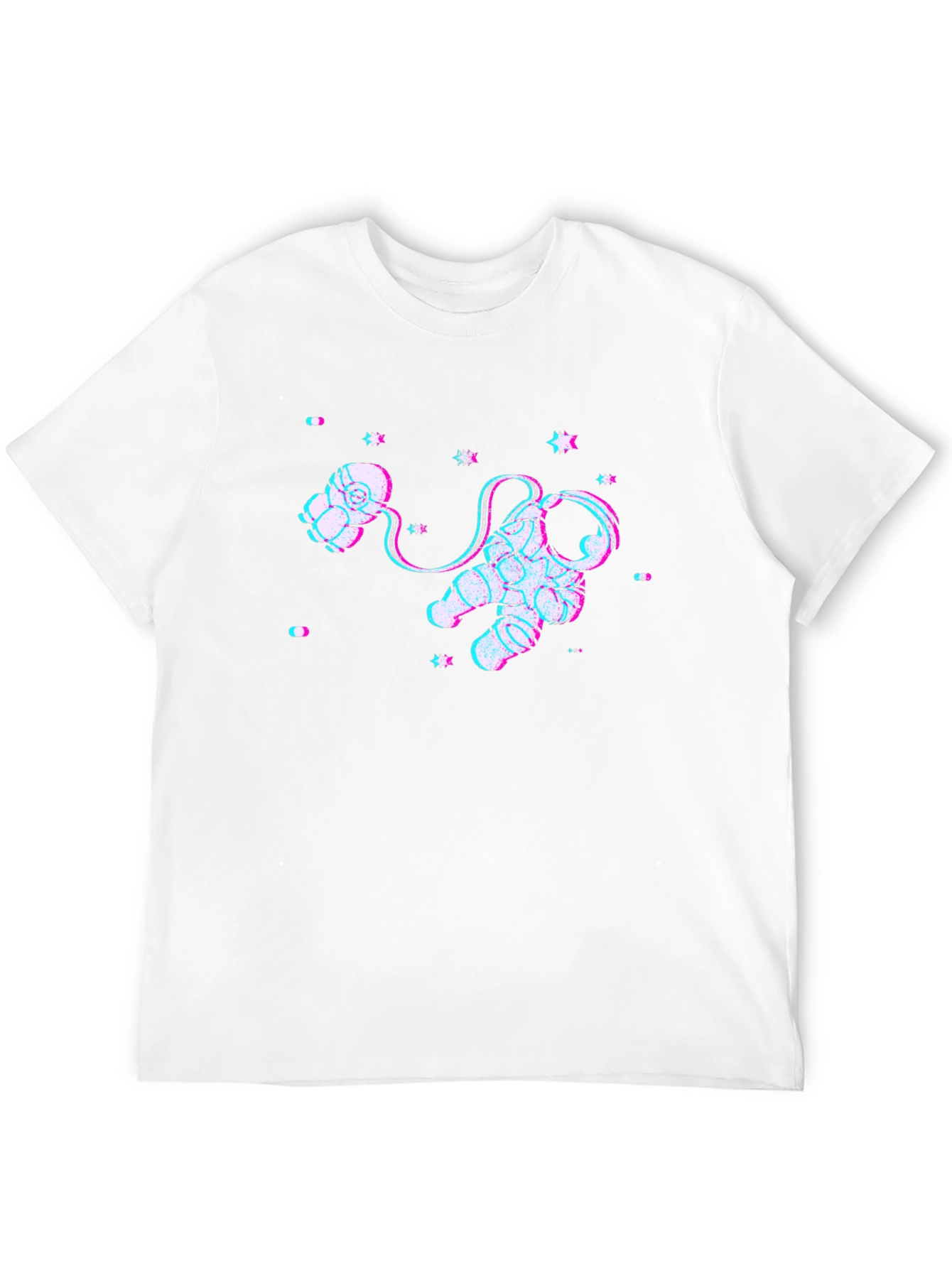 Camiseta Negra con Diseño de Astronauta Espacial