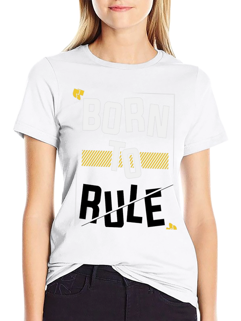 Camiseta Negra - Born to Rule