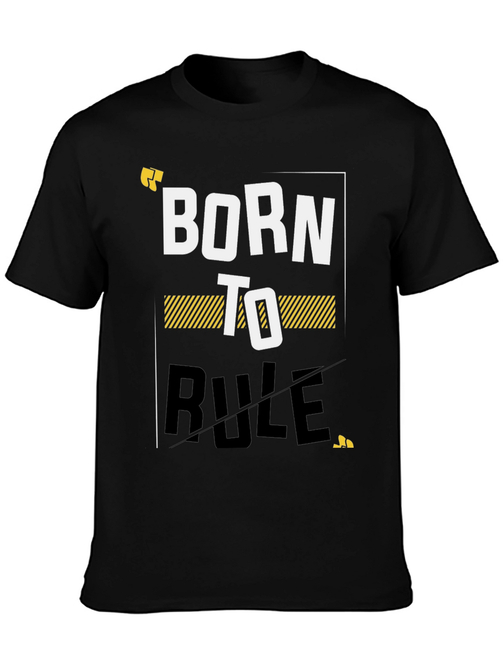 Camiseta Negra - Born to Rule