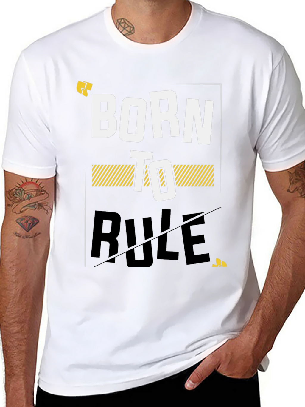 Camiseta Negra - Born to Rule