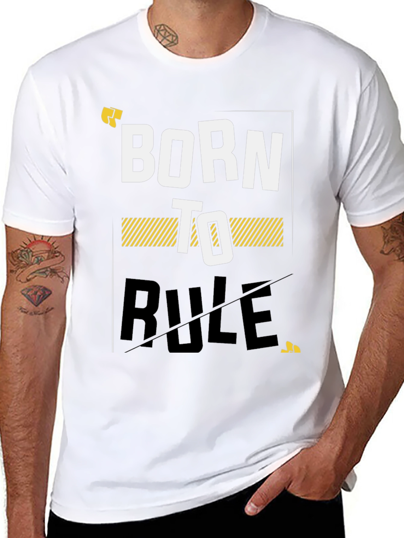 Camiseta Negra - Born to Rule