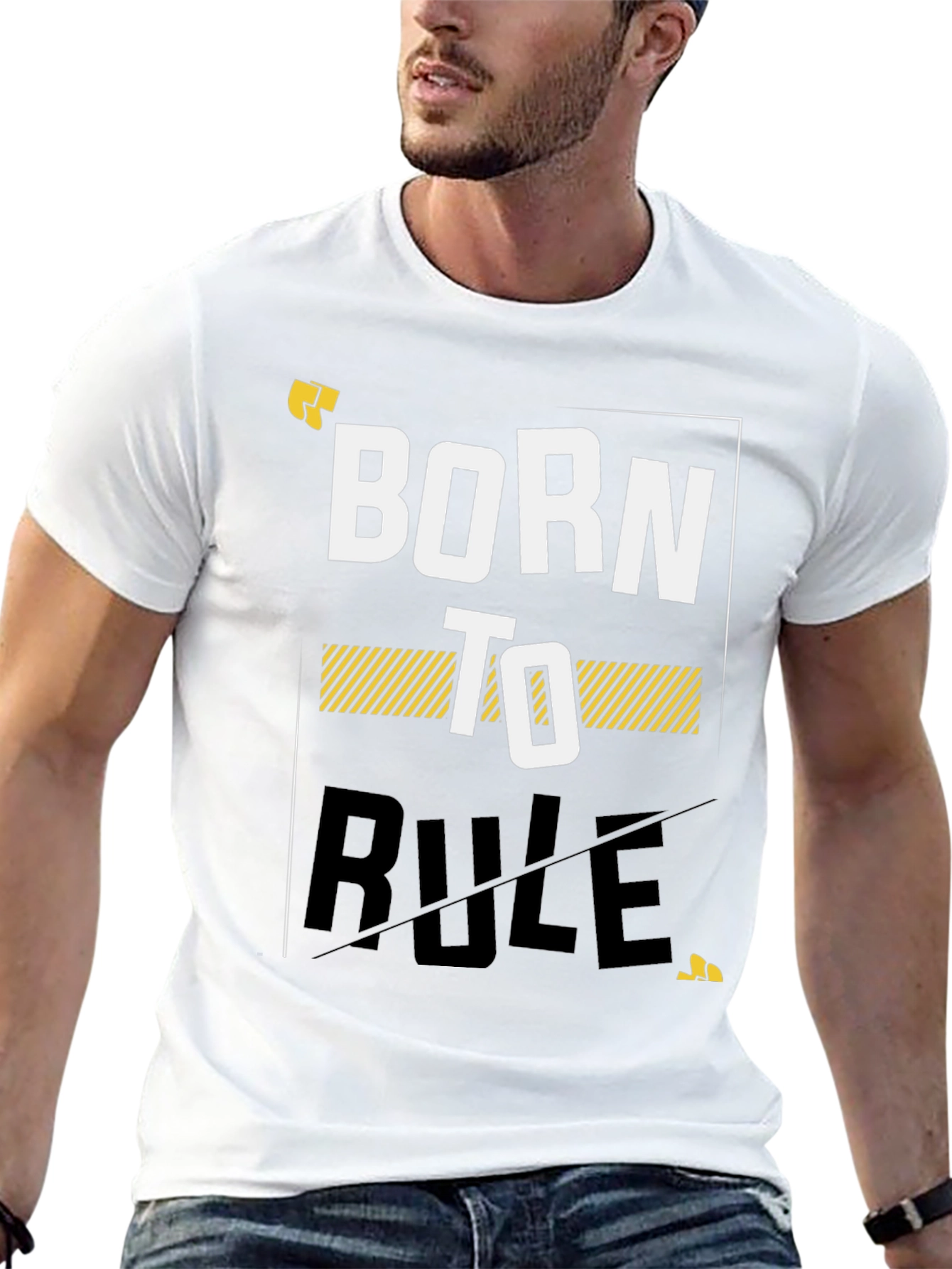 Camiseta Negra - Born to Rule