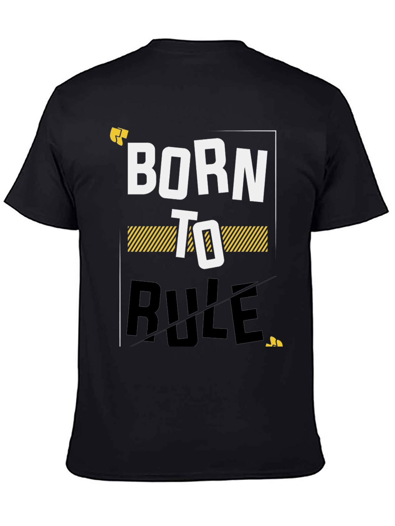 Camiseta Negra - Born to Rule