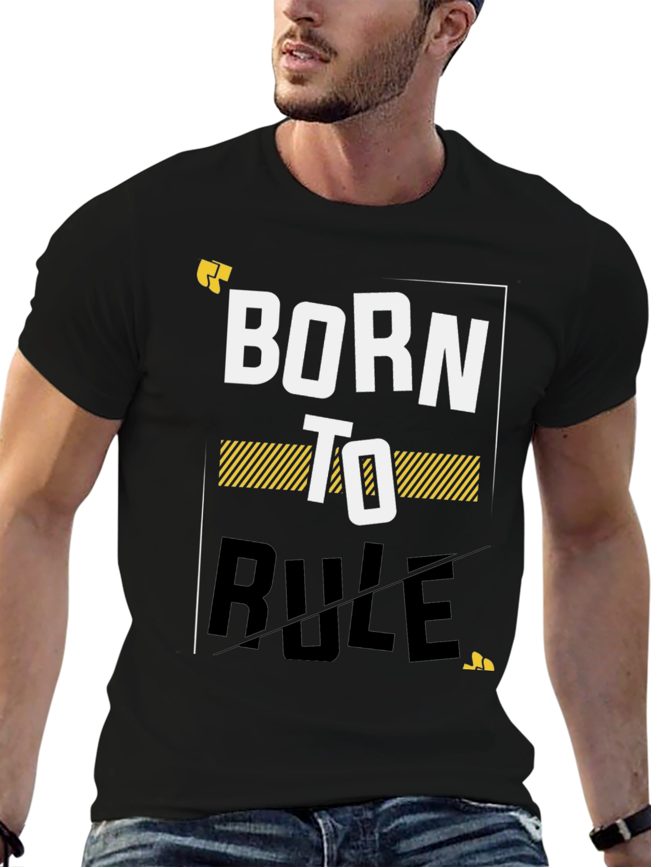 Camiseta Negra - Born to Rule