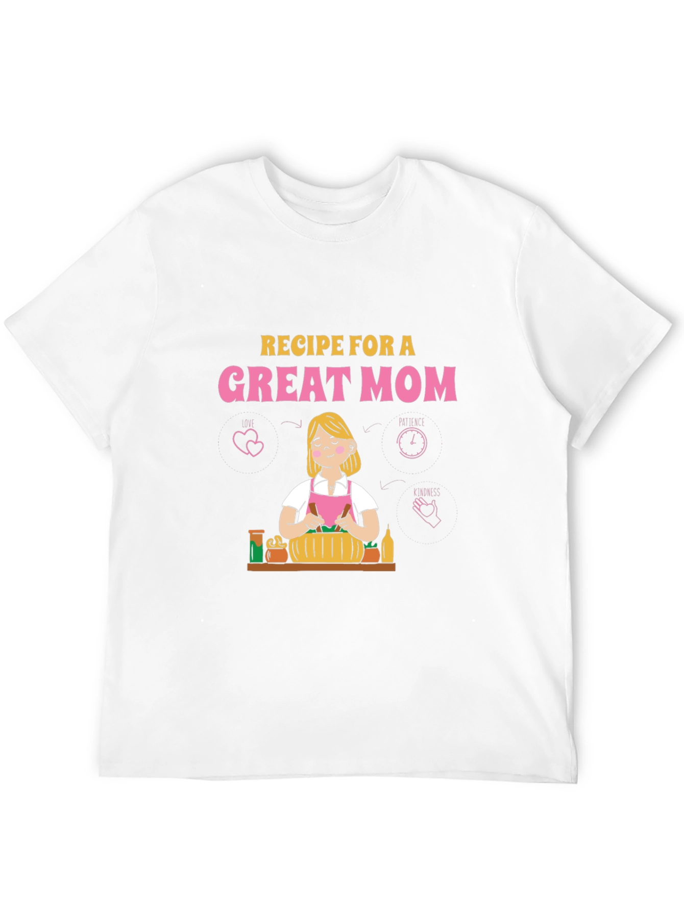 Camiseta Negra Receta para una Gran Mamá