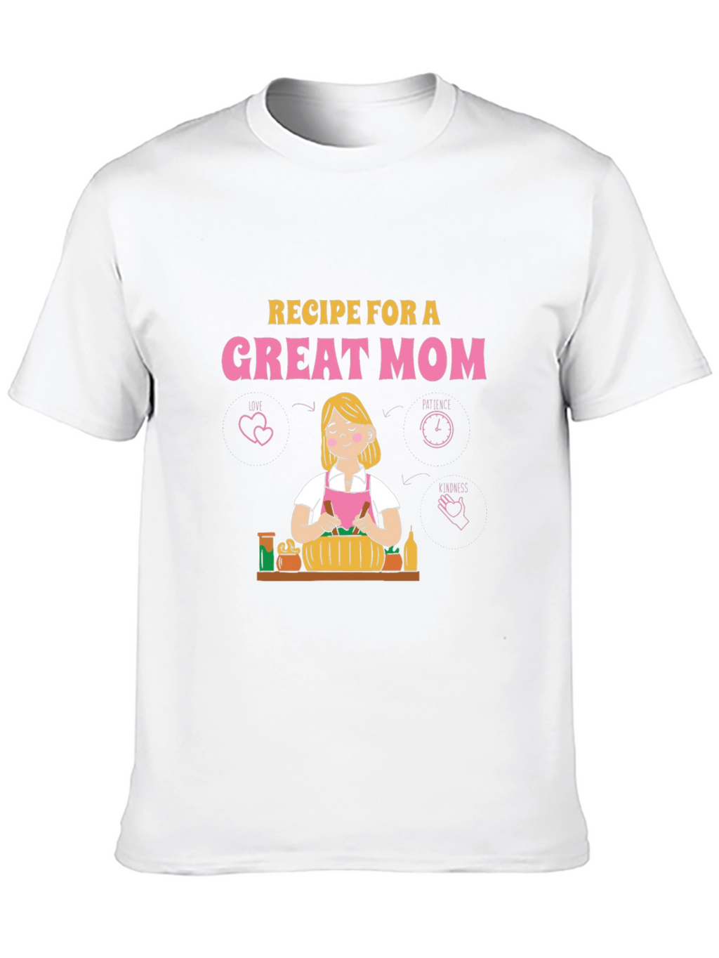Camiseta Negra Receta para una Gran Mamá