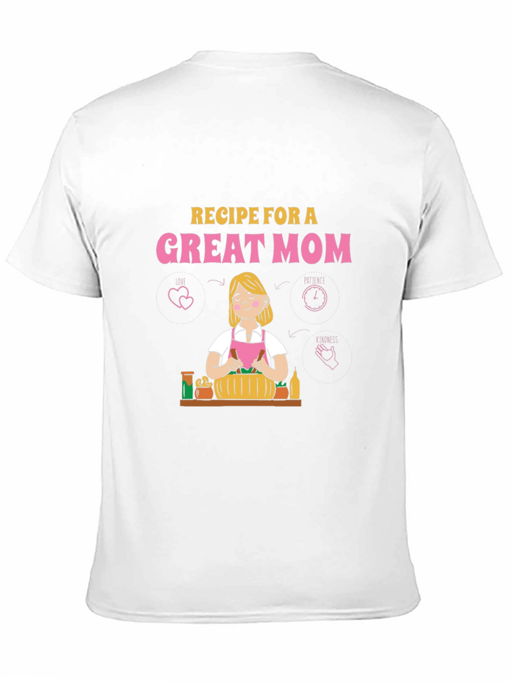 Camiseta Negra Receta para una Gran Mamá