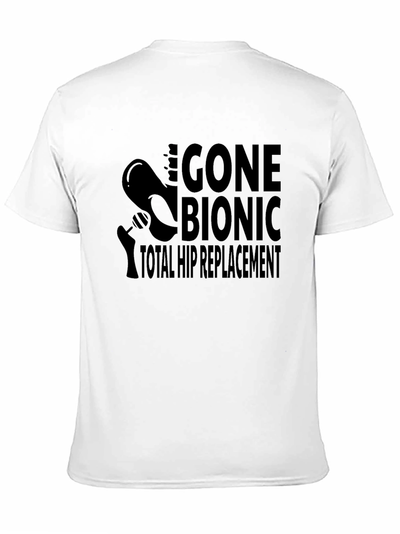 Camiseta Negra - Reemplazo Total de Cadera Biónica