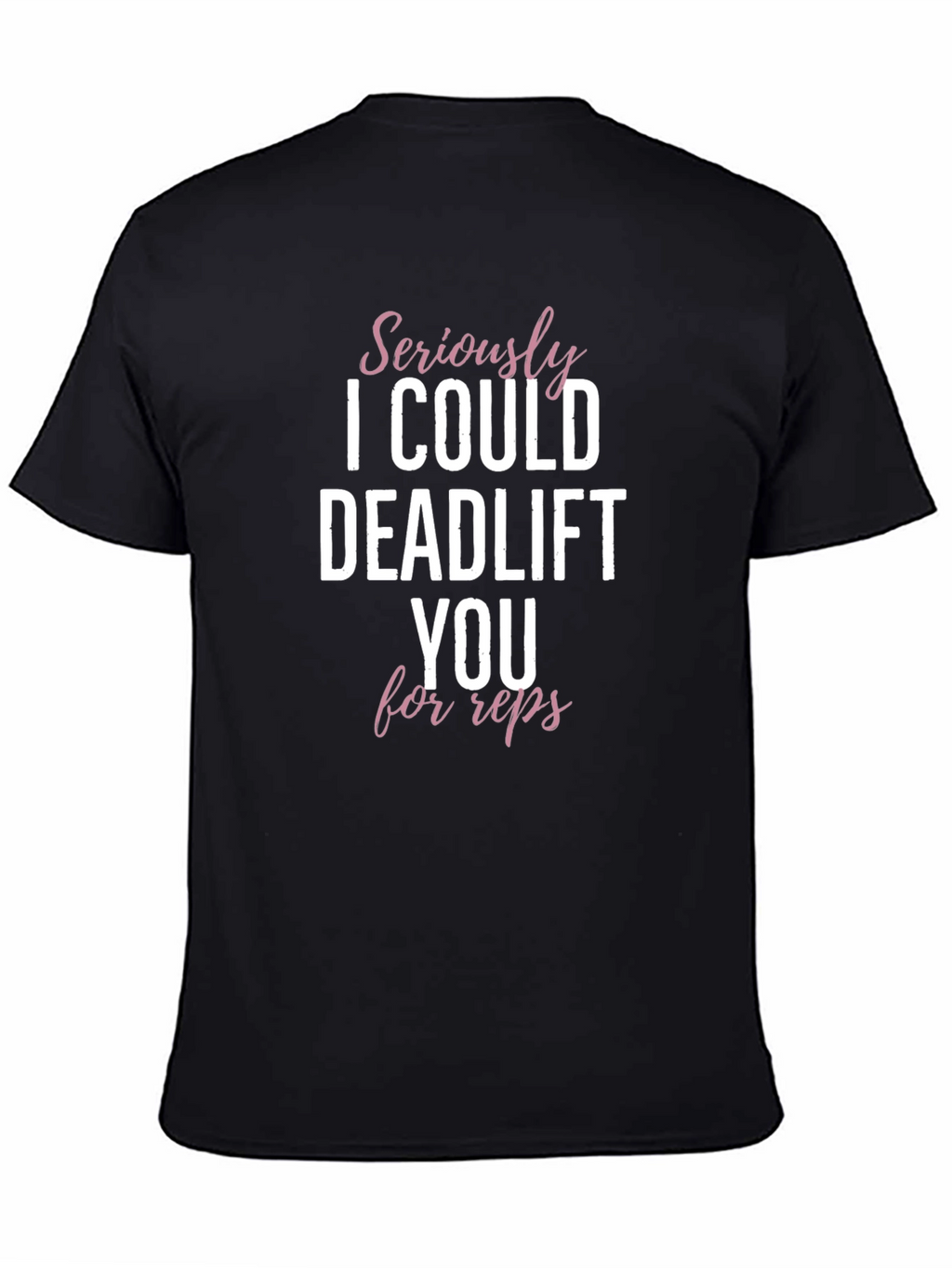 Camiseta Negra - Deadlift para Repeticiones