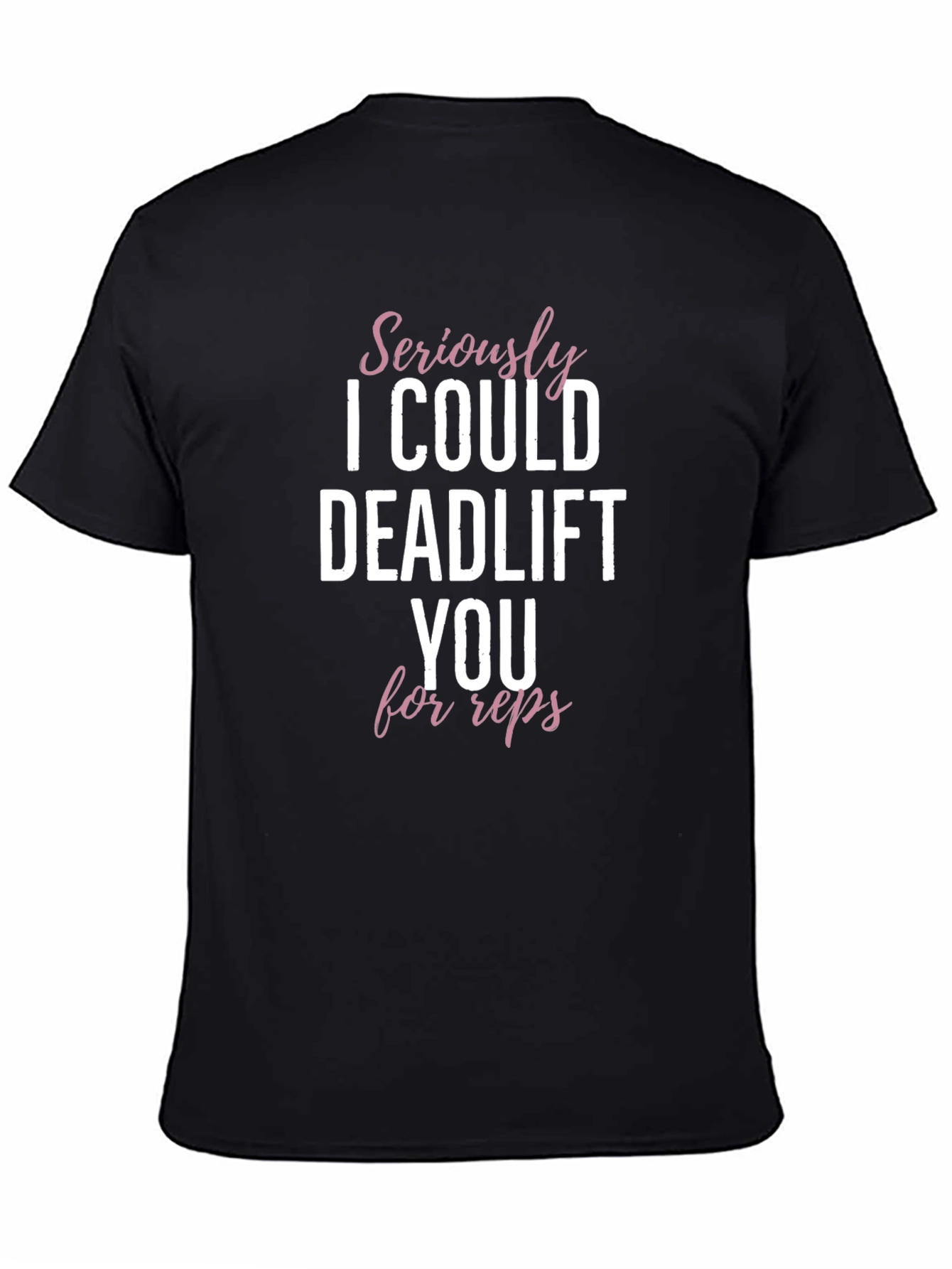 Camiseta Negra - Deadlift para Repeticiones