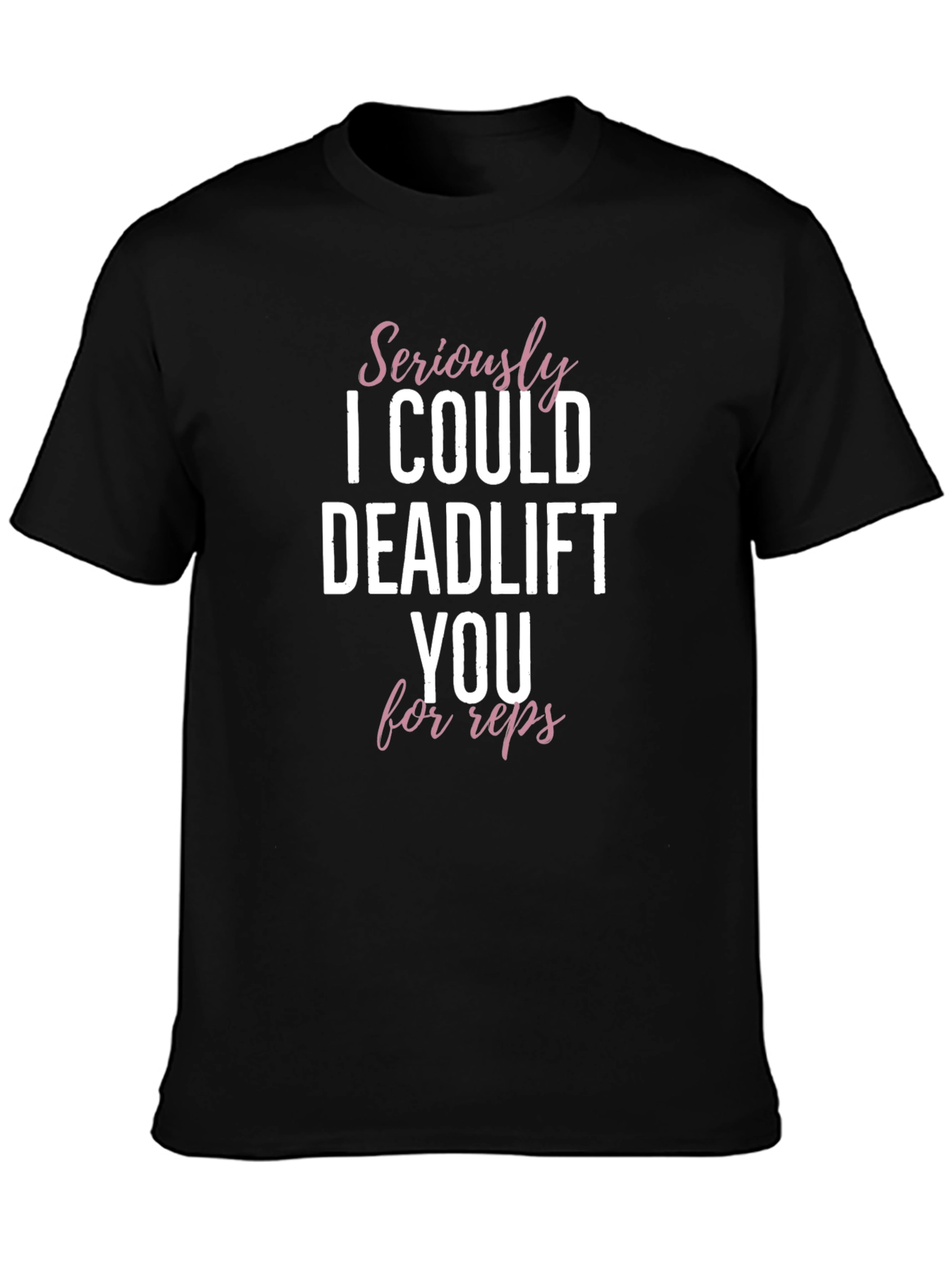 Camiseta Negra - Deadlift para Repeticiones
