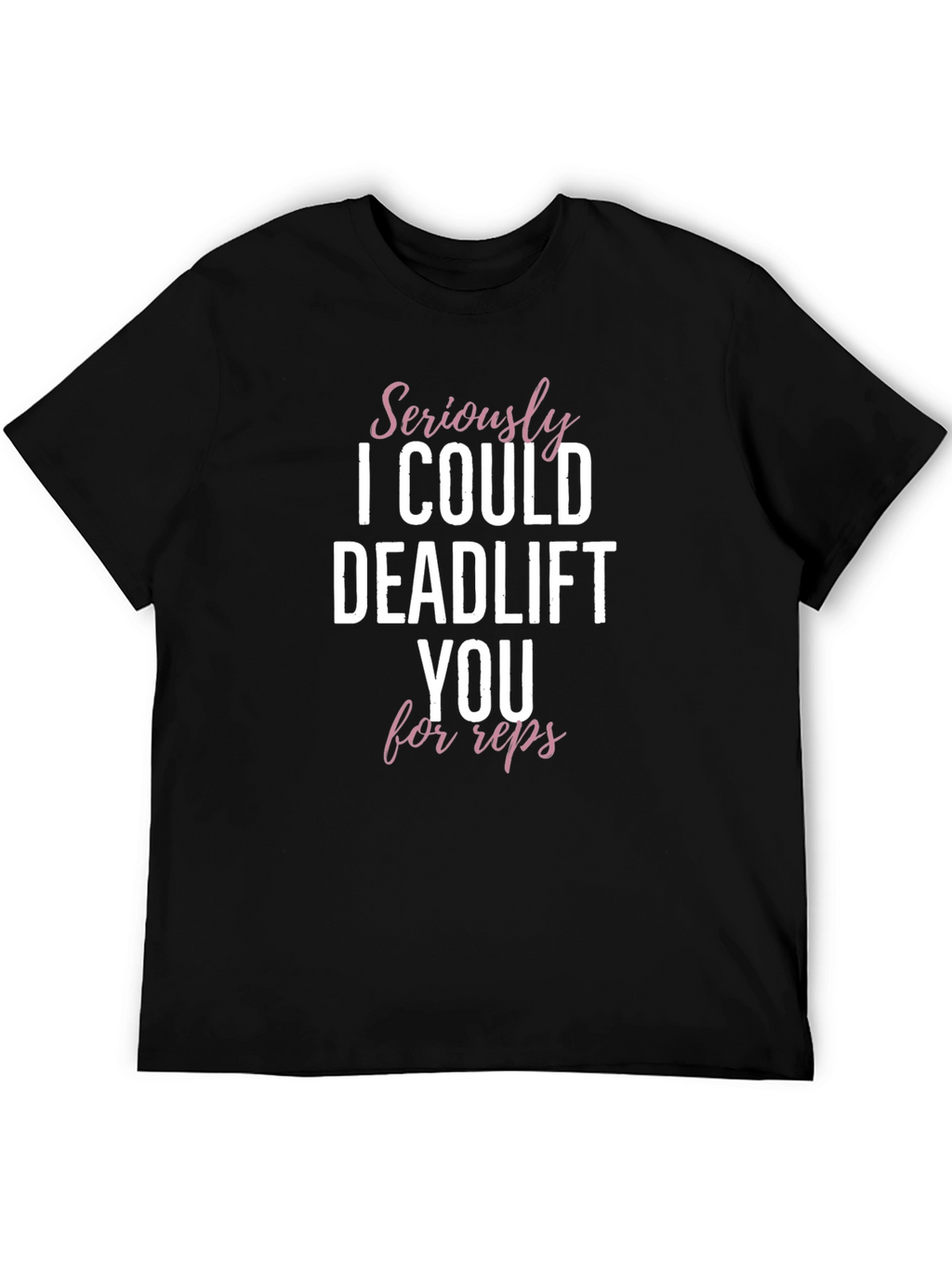 Camiseta Negra - Deadlift para Repeticiones