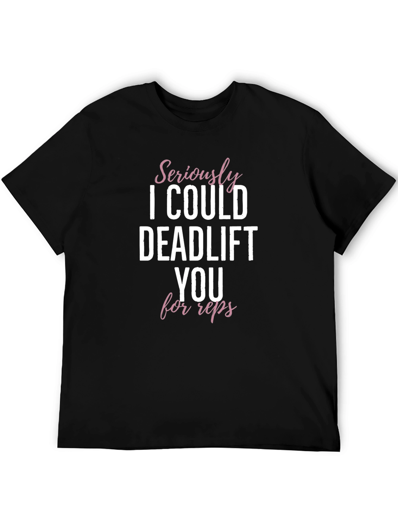Camiseta Negra - Deadlift para Repeticiones