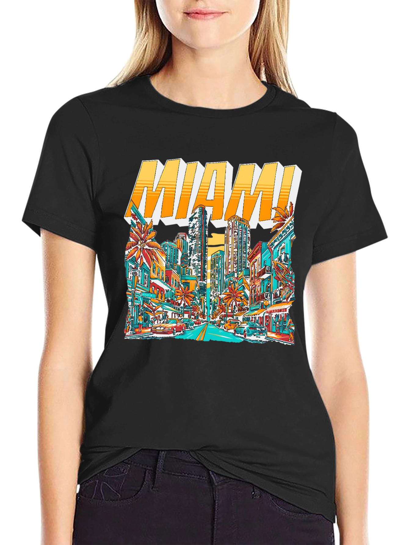 Camiseta Miami Retro Vintage