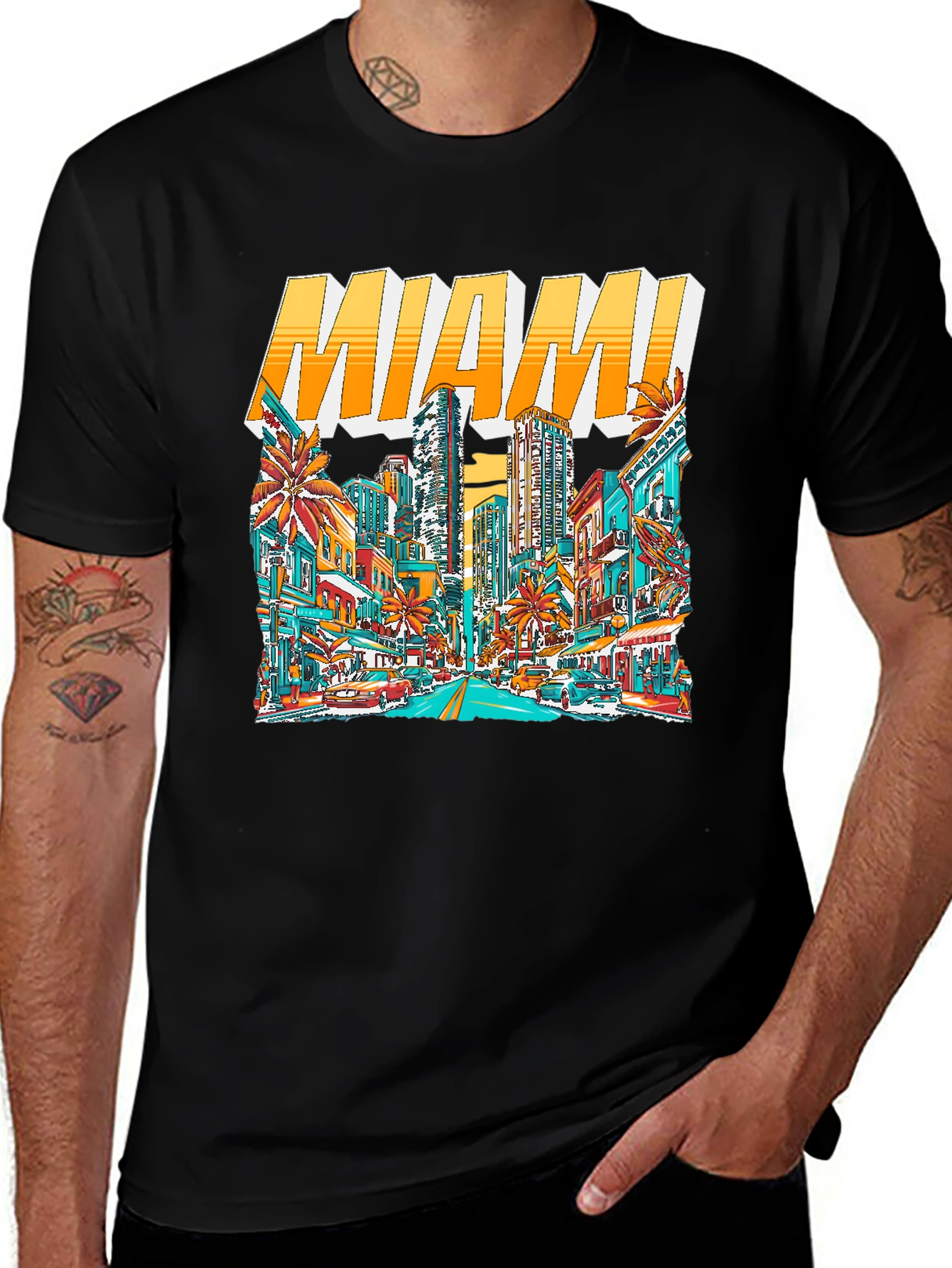 Camiseta Miami Retro Vintage