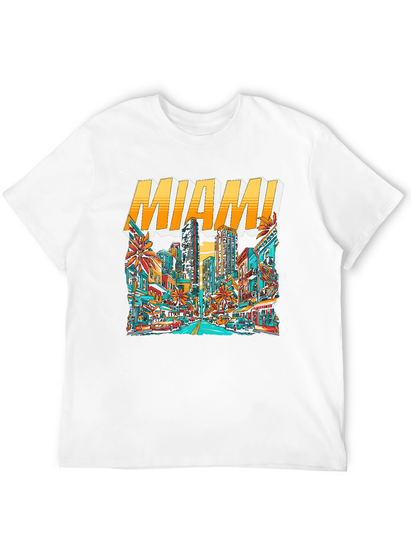 Camiseta Miami Retro Vintage