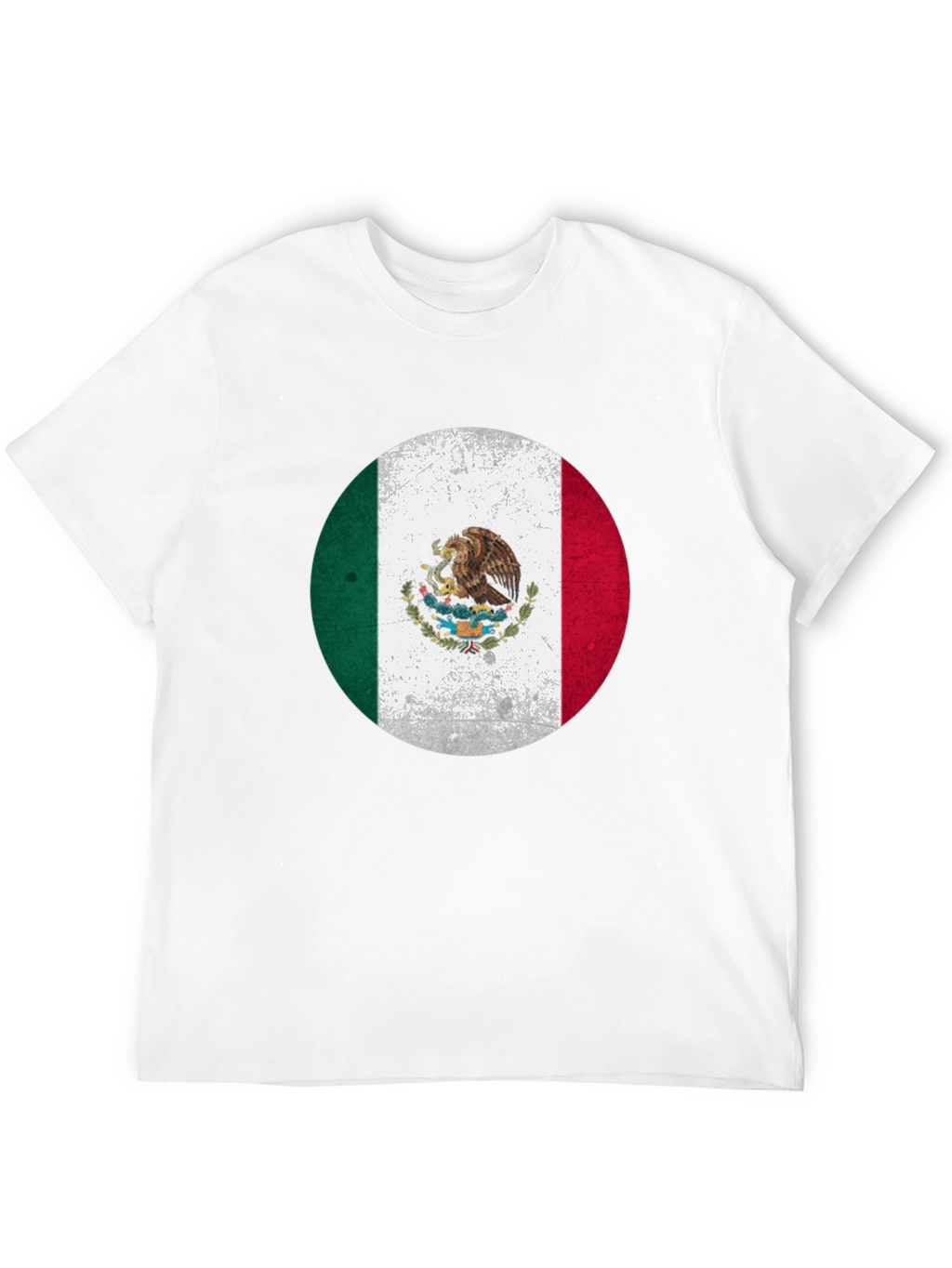 Camiseta México Bandera Redonda