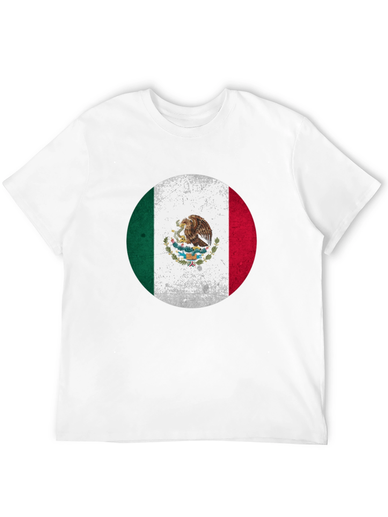 Camiseta México Bandera Redonda