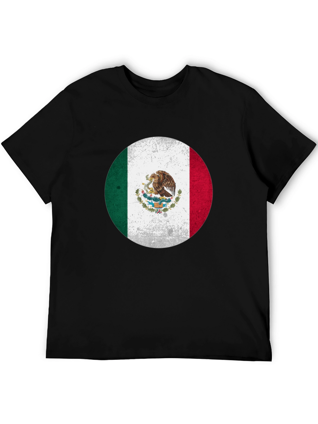 Camiseta México Bandera Redonda
