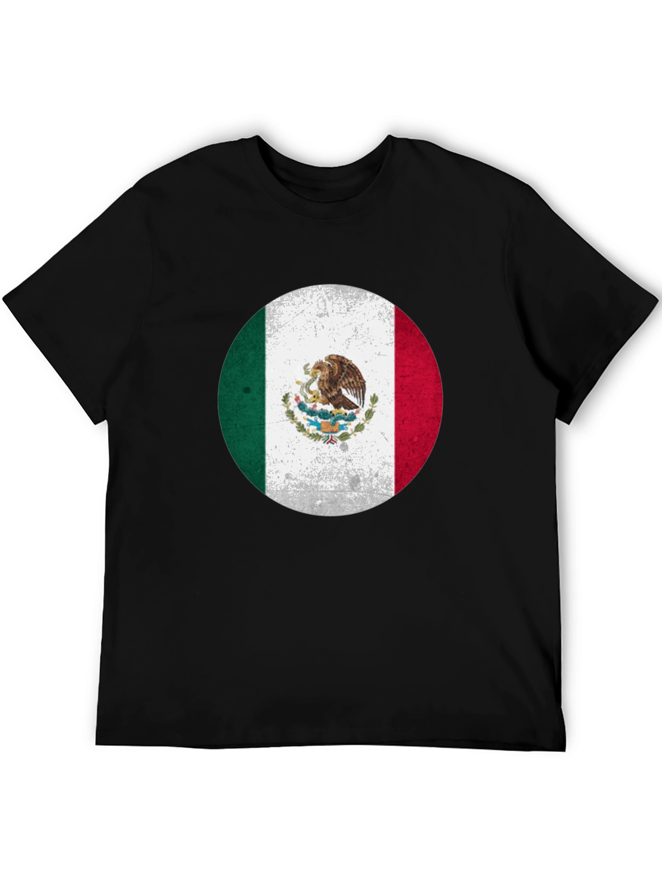 Camiseta México Bandera Redonda