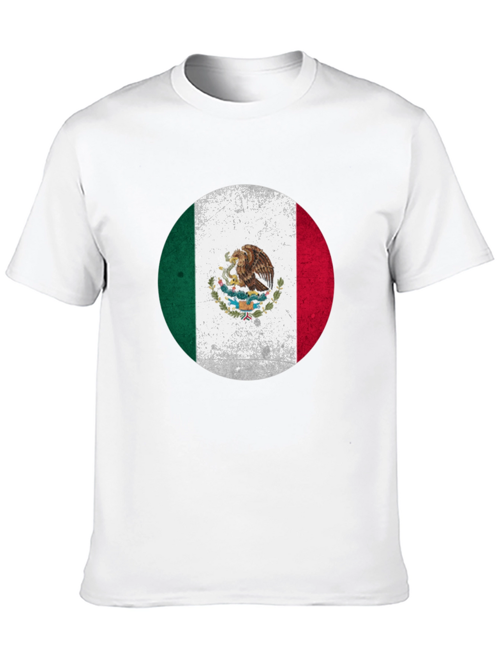 Camiseta México Bandera Redonda
