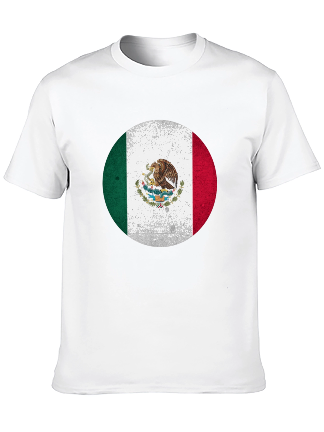Camiseta México Bandera Redonda
