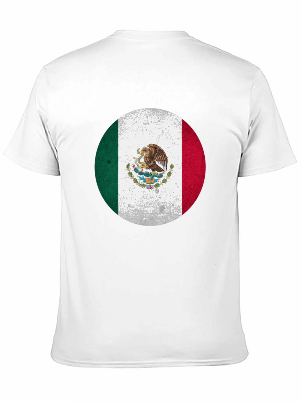 Camiseta México Bandera Redonda