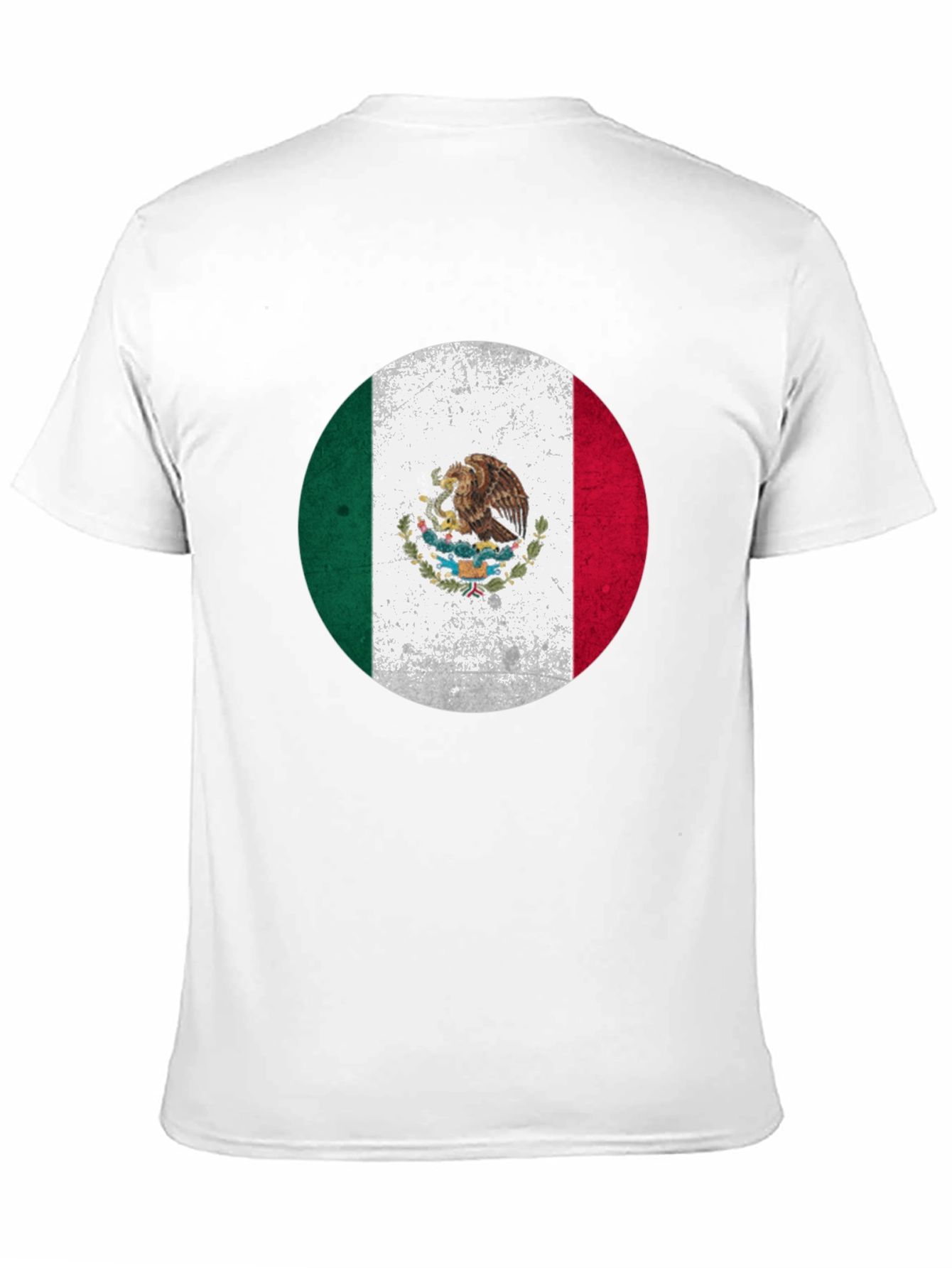 Camiseta México Bandera Redonda