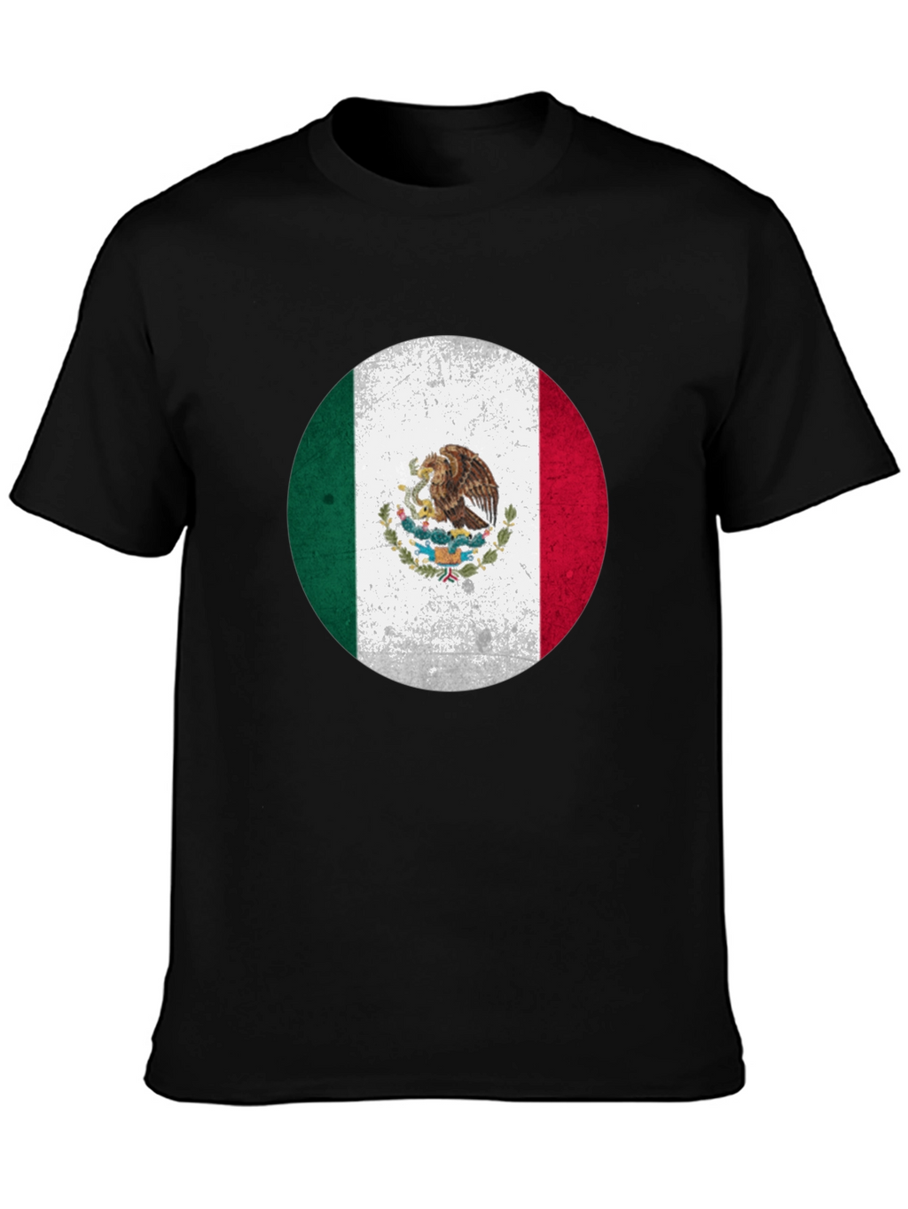 Camiseta México Bandera Redonda