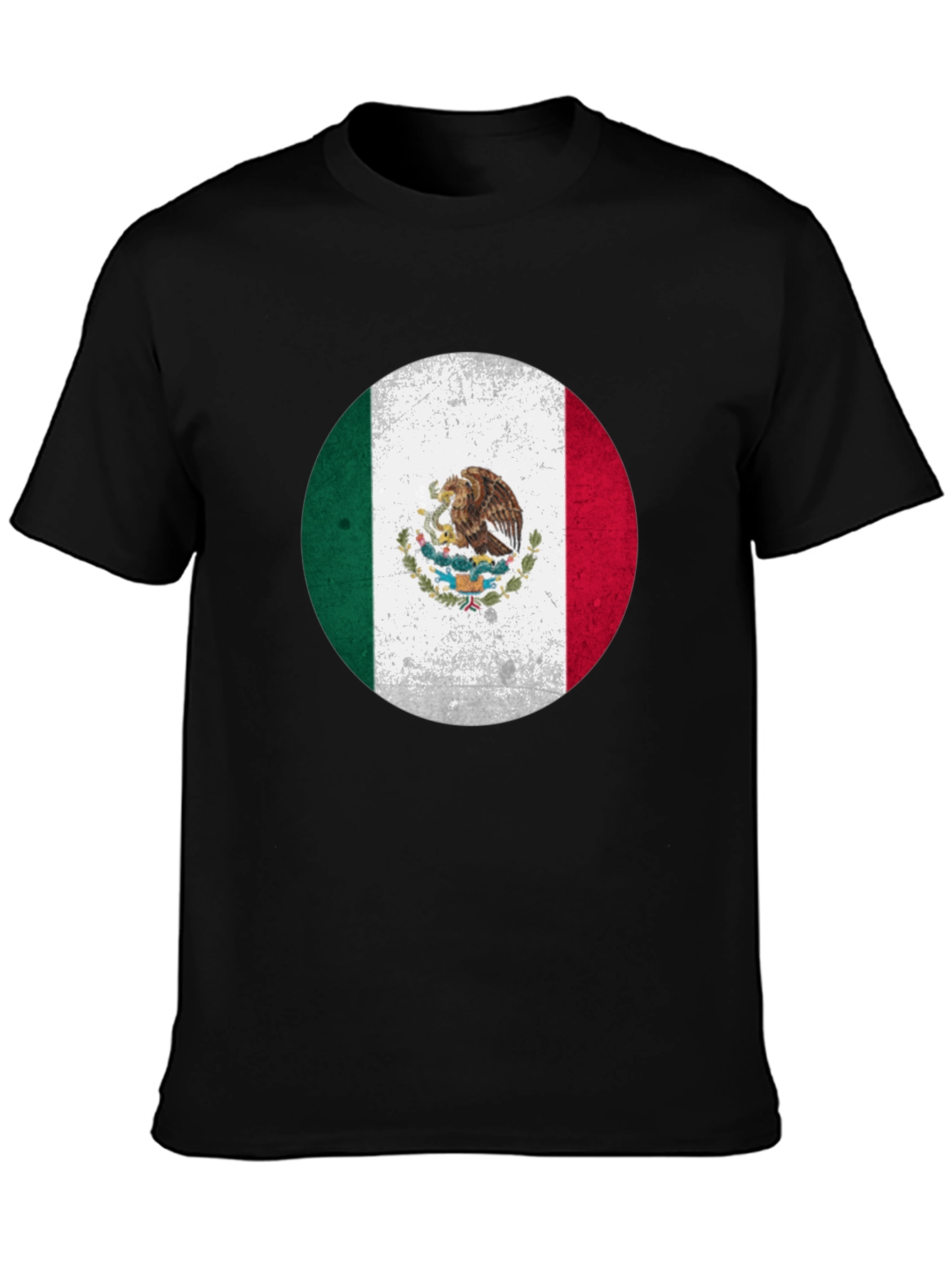 Camiseta México Bandera Redonda