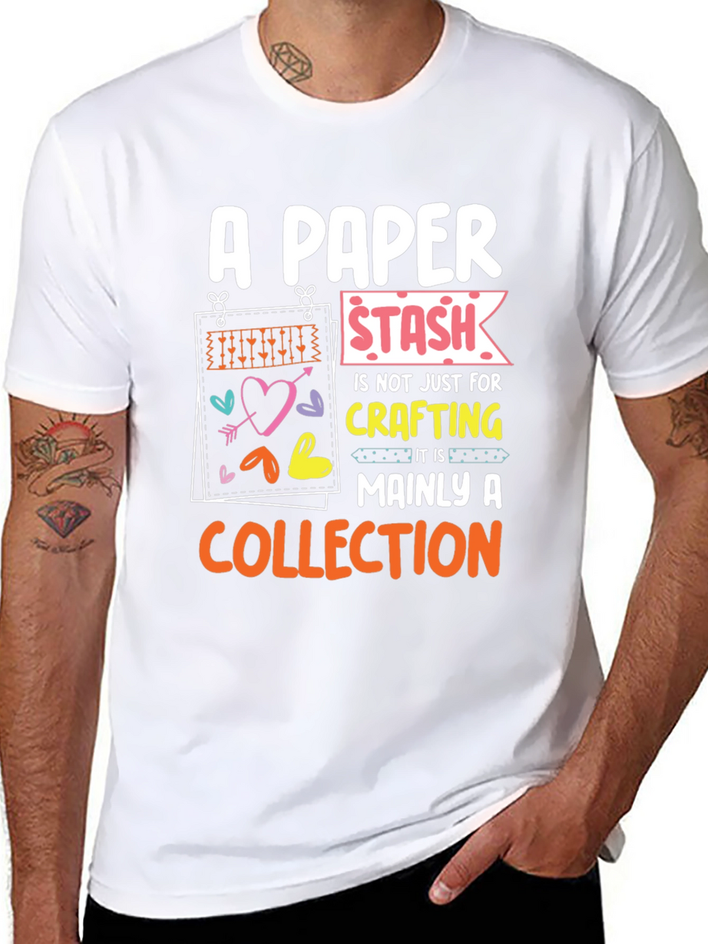 Camiseta Negra A Paper Stash