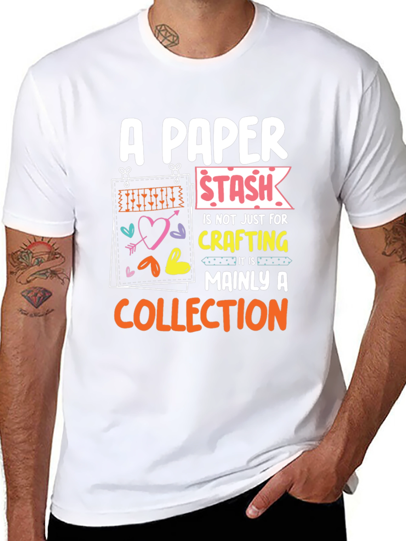 Camiseta Negra A Paper Stash