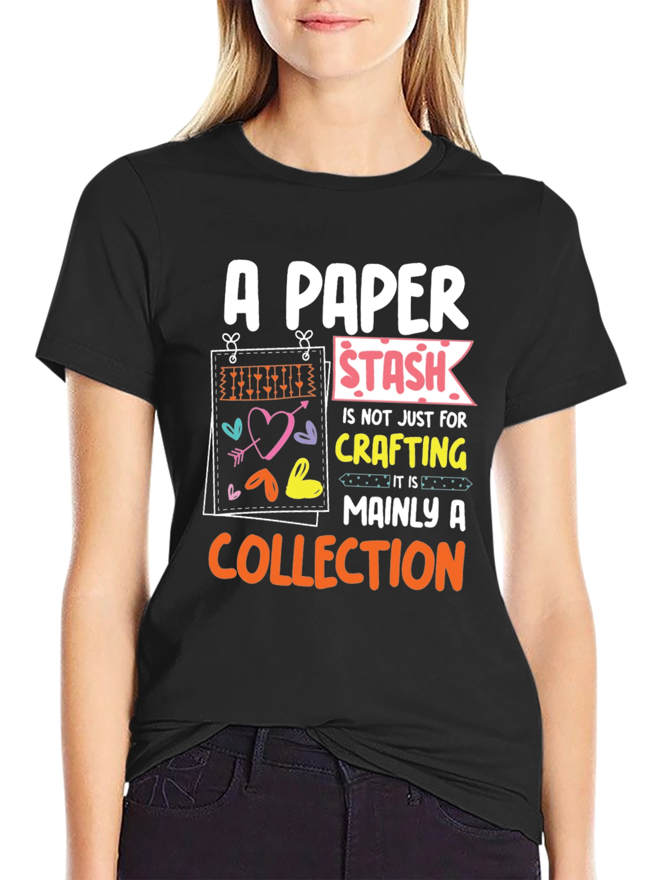 Camiseta Negra A Paper Stash