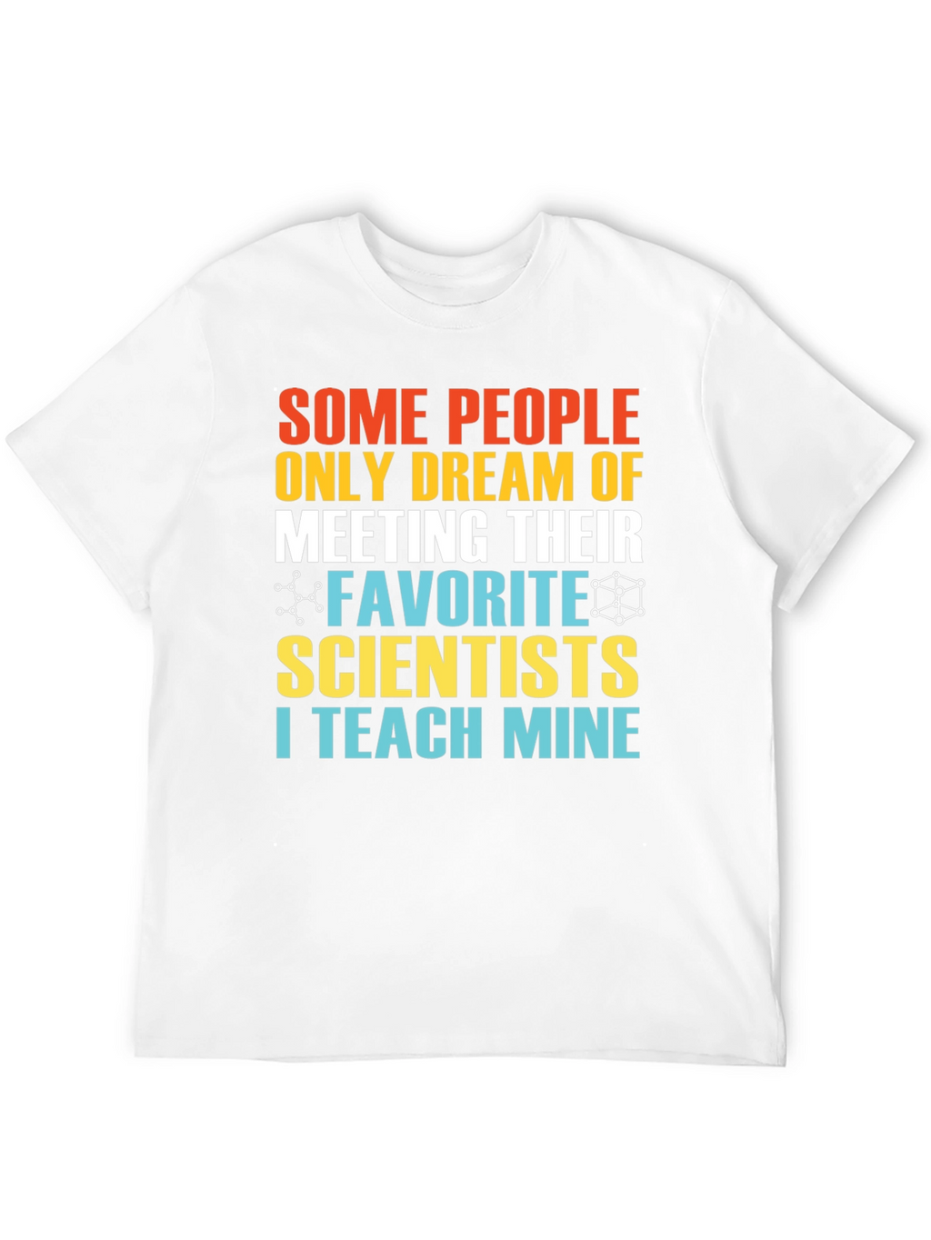 Camiseta Enseño a mis científicos favoritos