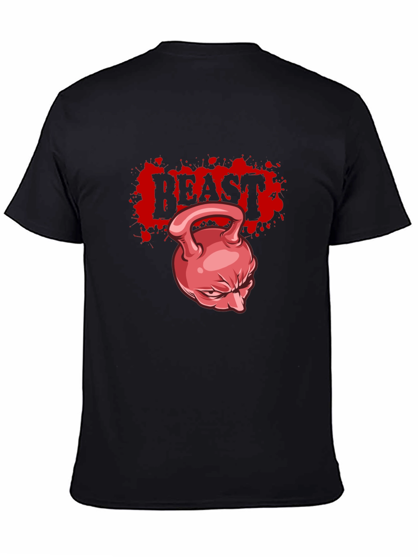 Camiseta Negra Bestia Kettlebell Fitness