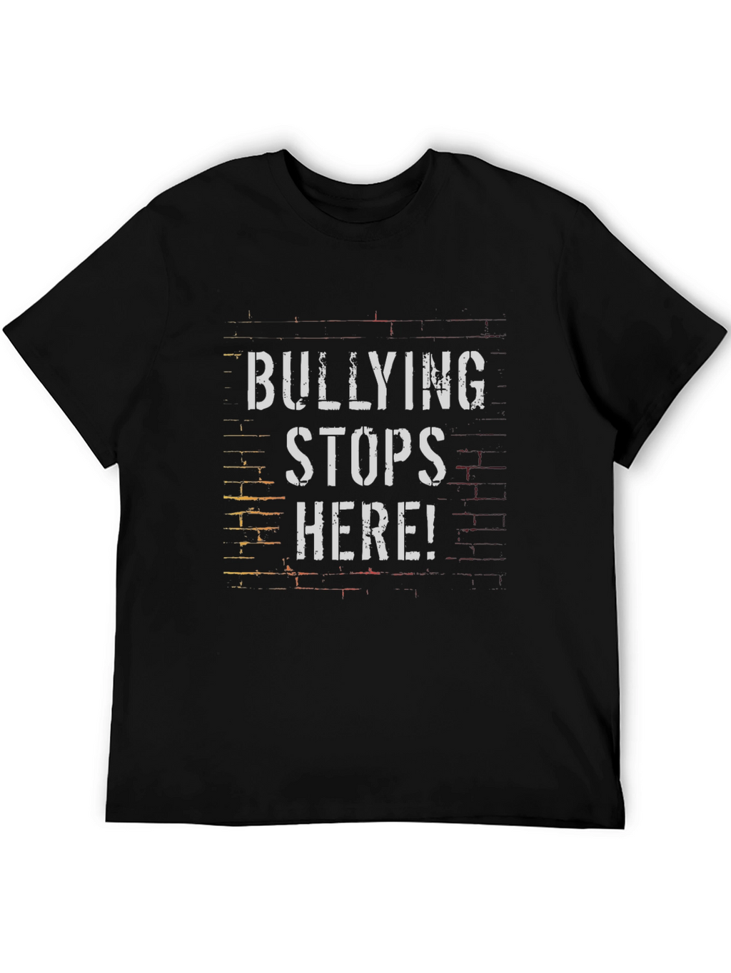 Camiseta Negra Bullying Stops Here!