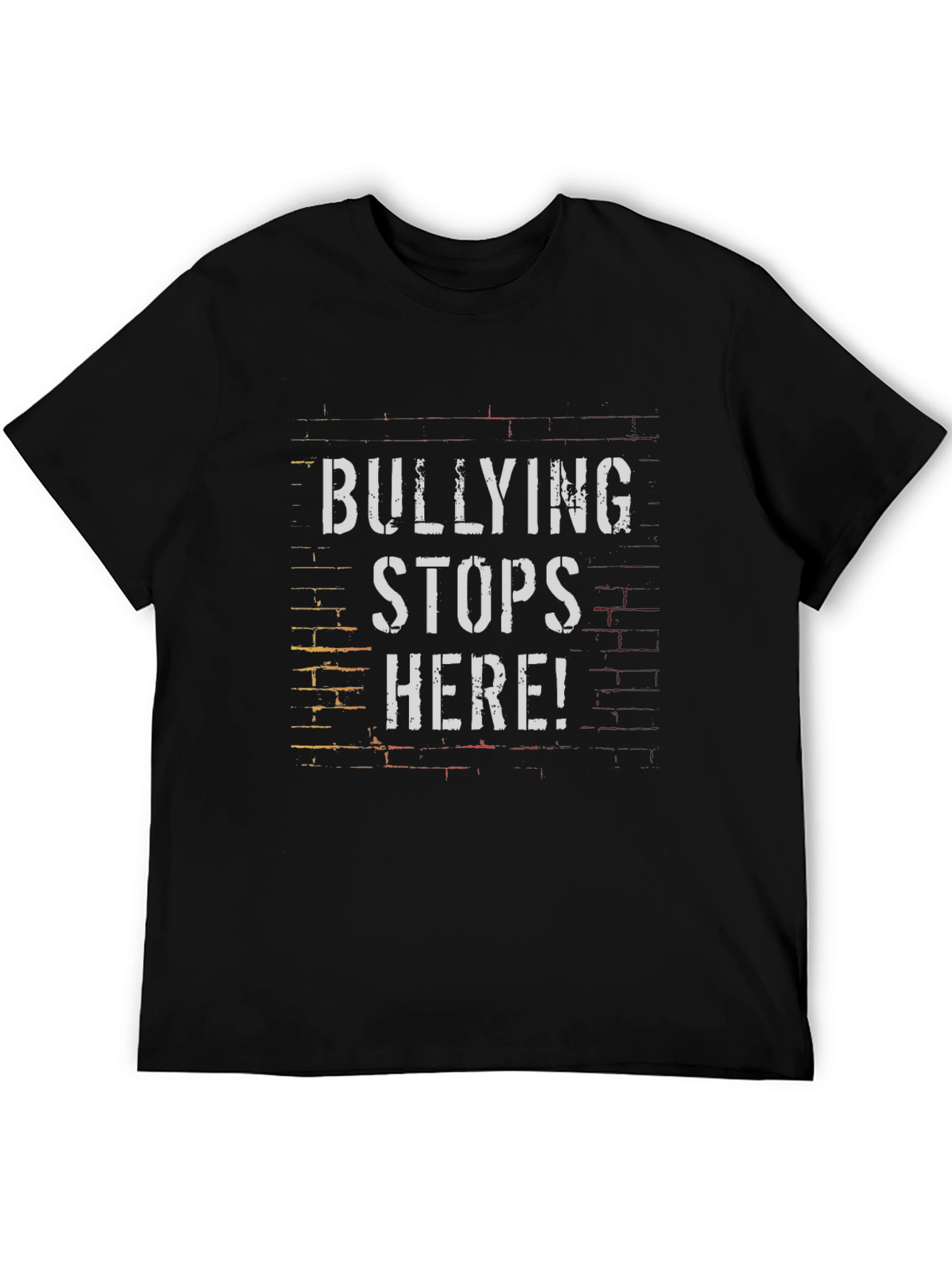 Camiseta Negra Bullying Stops Here!