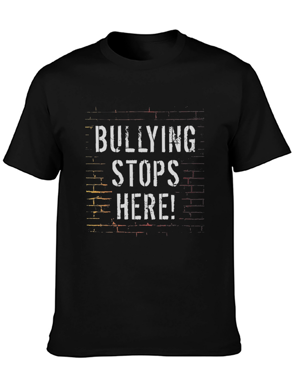 Camiseta Negra Bullying Stops Here!