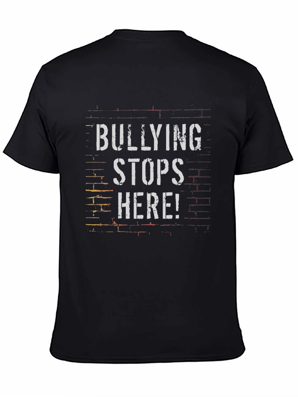 Camiseta Negra Bullying Stops Here!