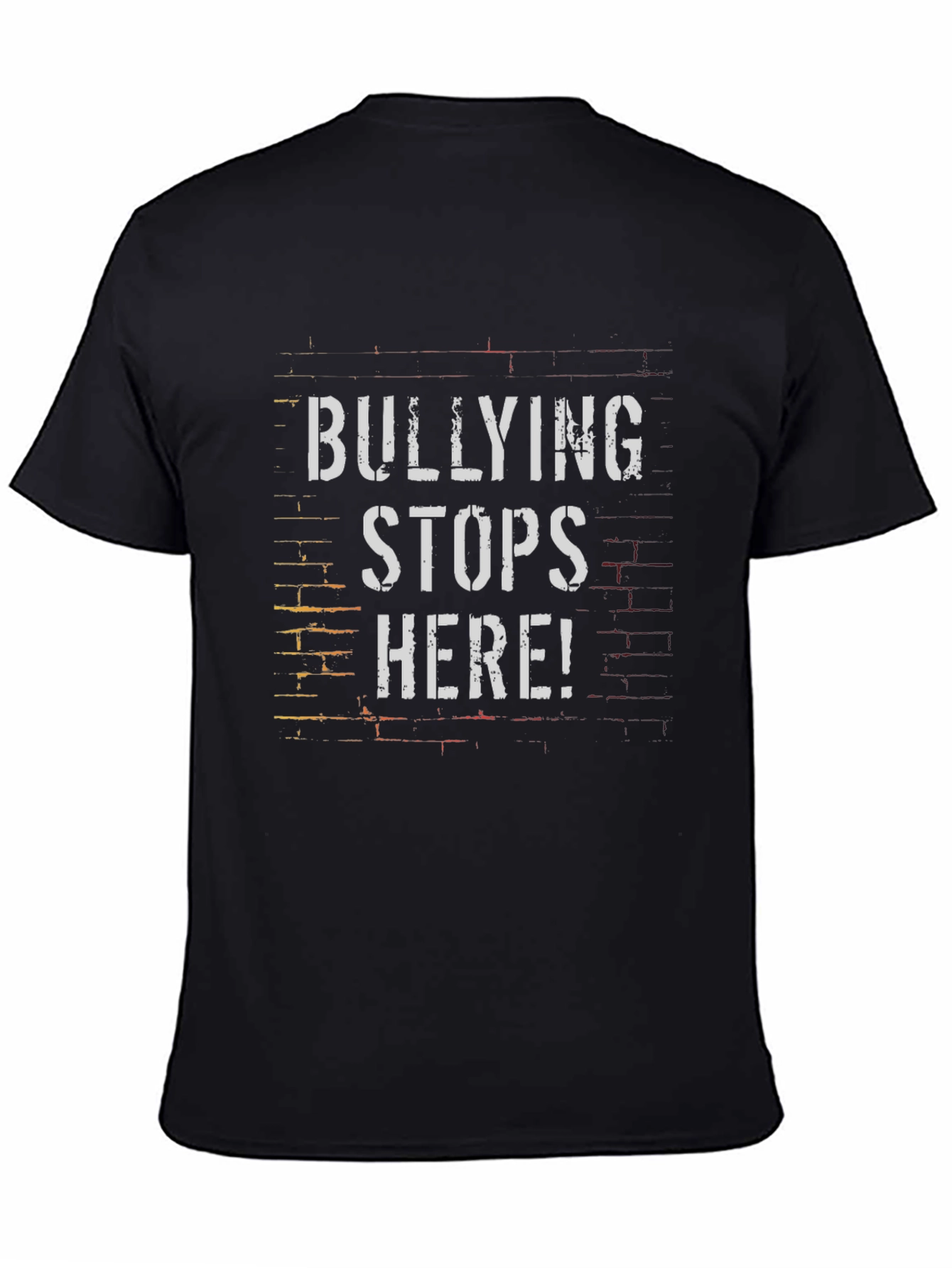 Camiseta Negra Bullying Stops Here!