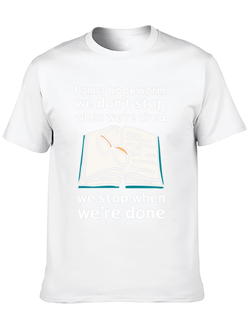 Camiseta Negra Bookworm: Lectura Sin Fin