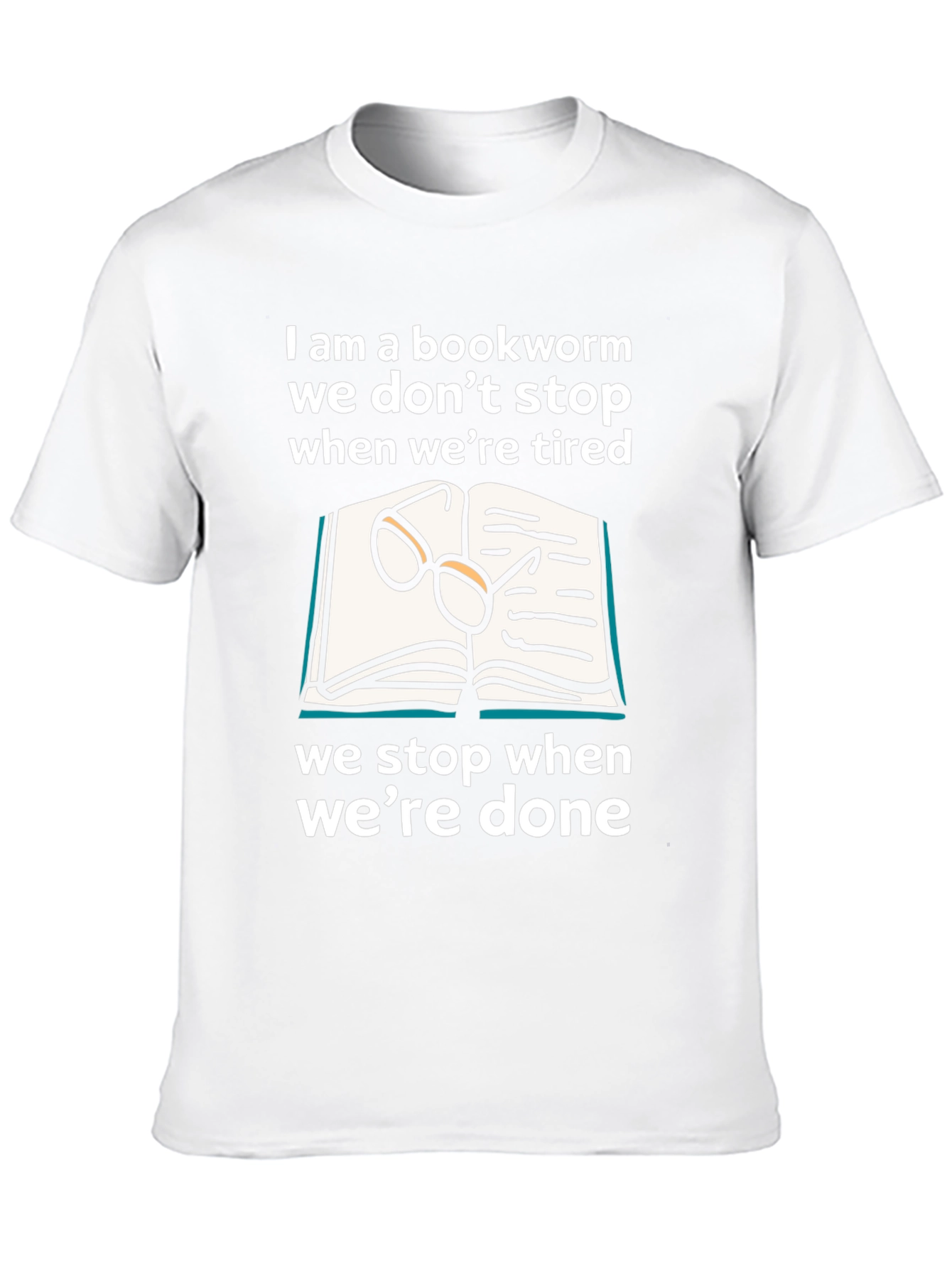 Camiseta Negra Bookworm: Lectura Sin Fin