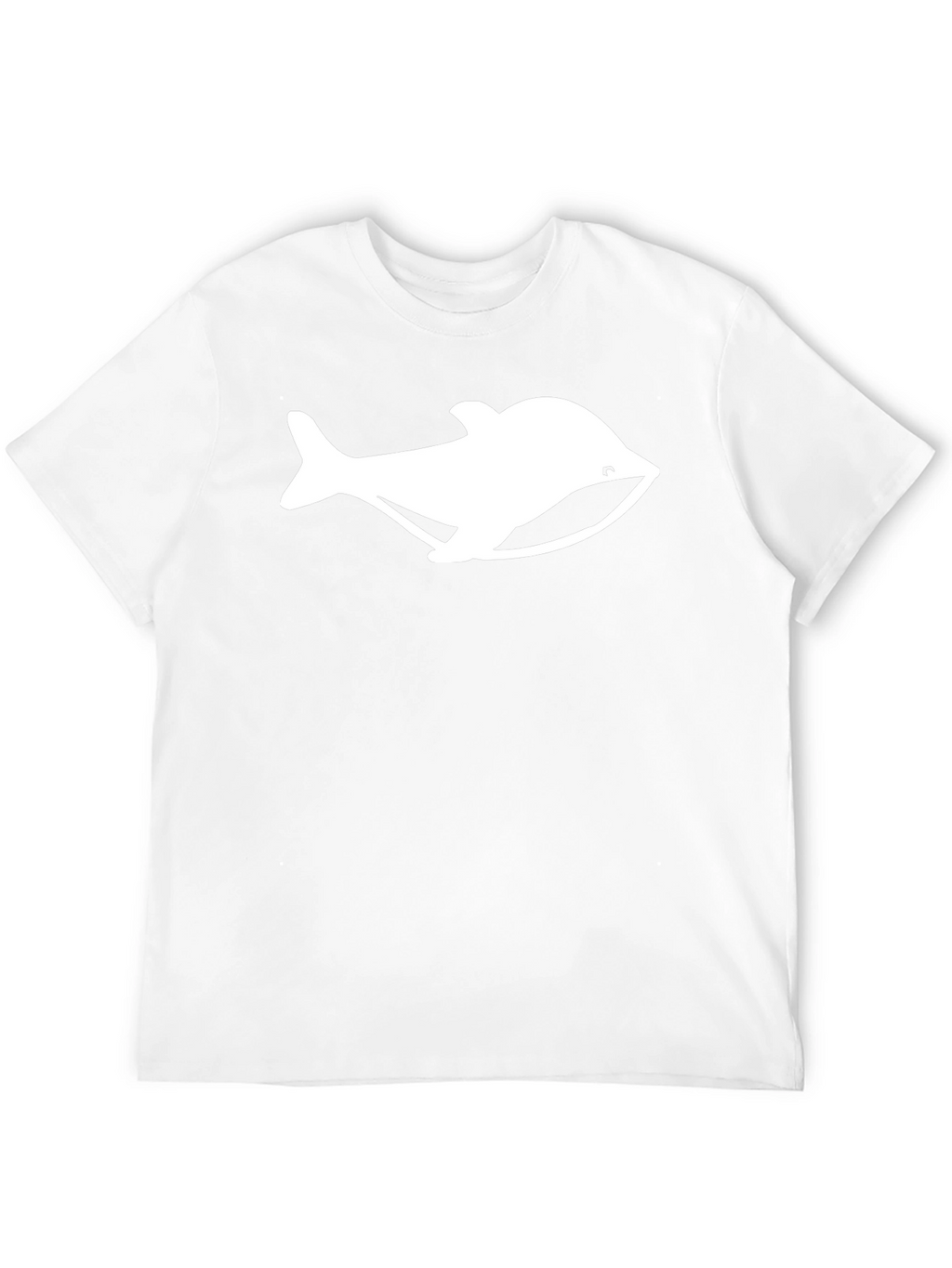 Camiseta Negra con Diseño de Ballena Blanca