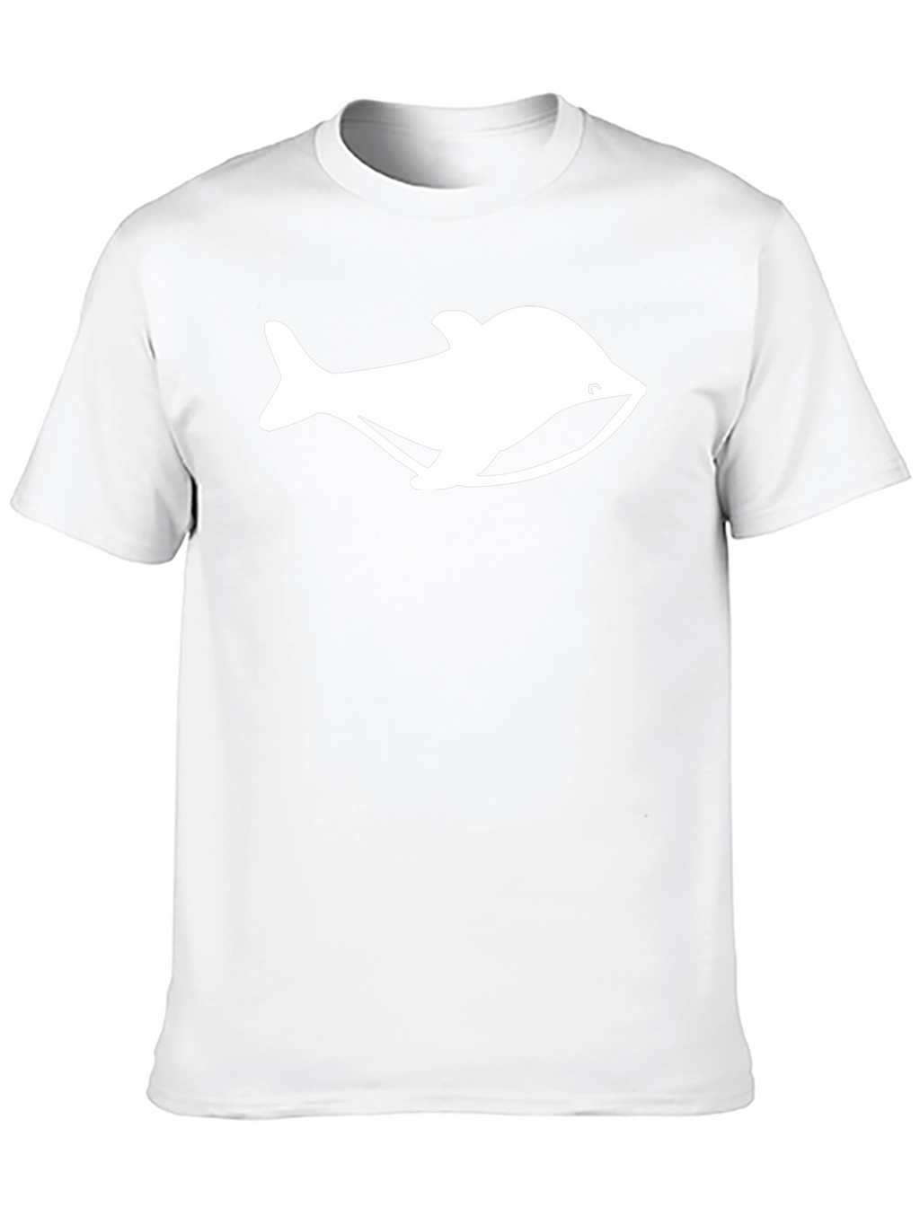 Camiseta Negra con Diseño de Ballena Blanca
