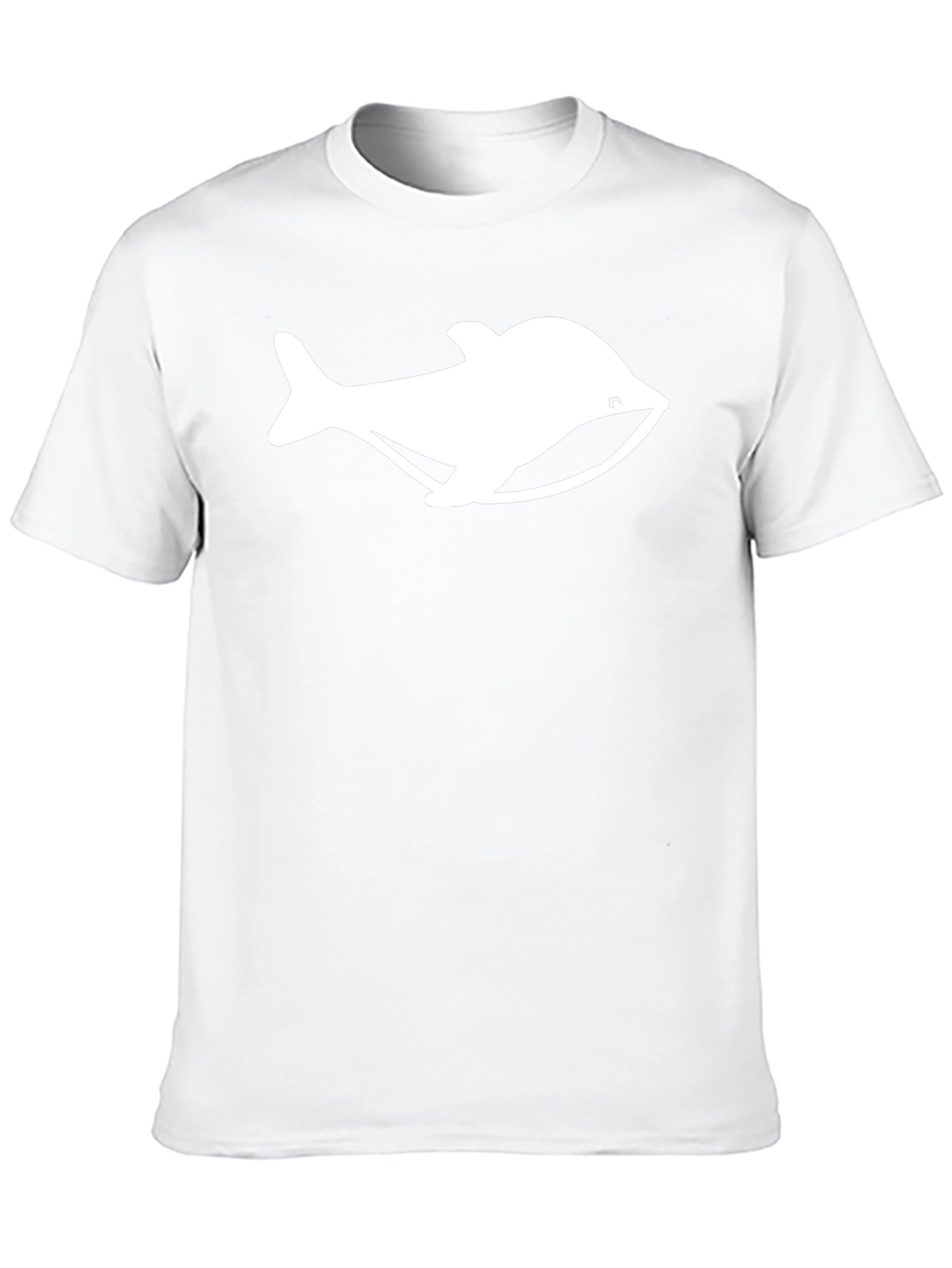 Camiseta Negra con Diseño de Ballena Blanca