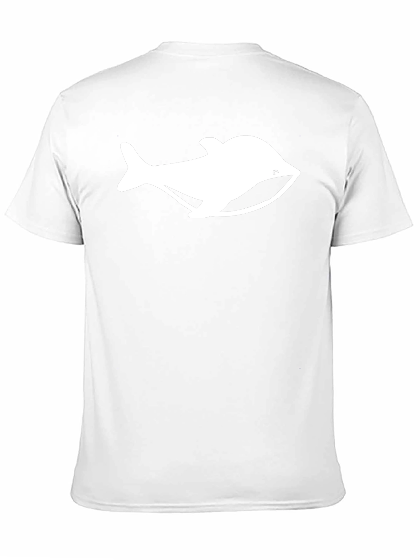 Camiseta Negra con Diseño de Ballena Blanca